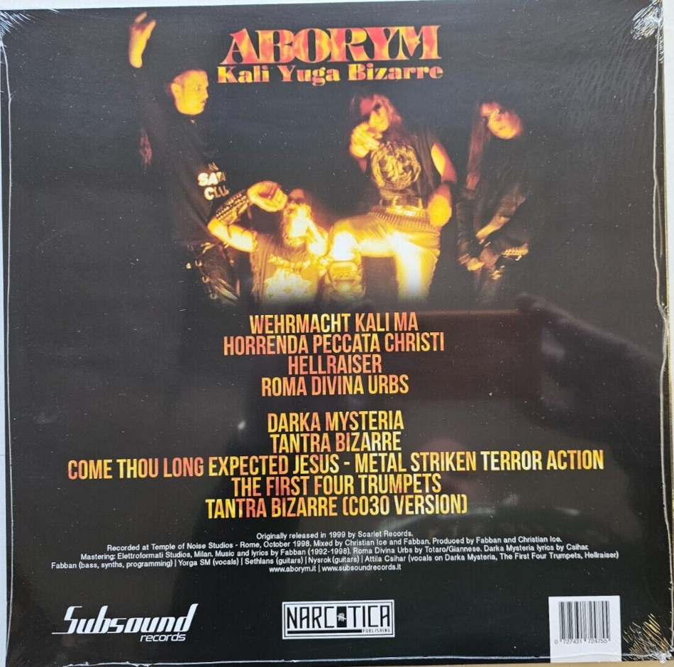 Aborym Kali Yuga Bizarre LP Album vinyl record limited reissue black metal 2022