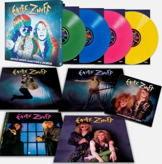 Enuff Z'nuff – Never Enuff: Rarities & Demos LP Album vinyl 4 x record boxset