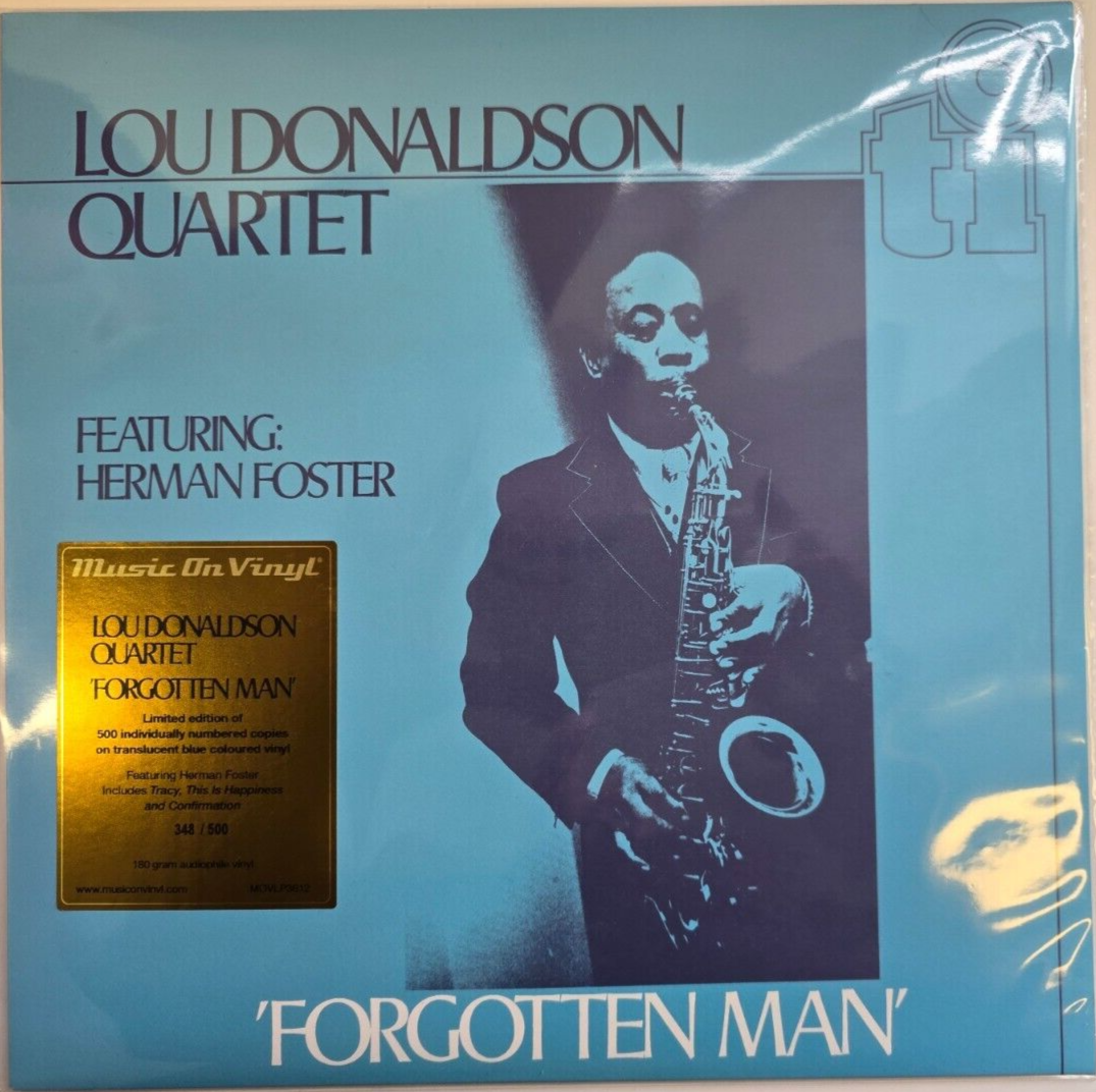 Lou Donaldson Quartet Featuring Herman Foster – 'Forgotten Man' LP Album record