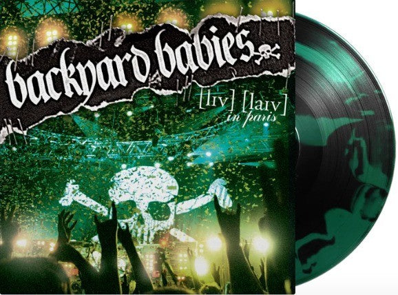 Backyard Babies Live Live In Paris LP Album vinyl record Black & Green Numbered