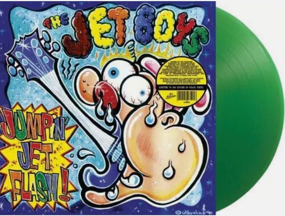 The Jet BoysJumpin' Jet Flash LP Album vinyl record limited green reissue 2023