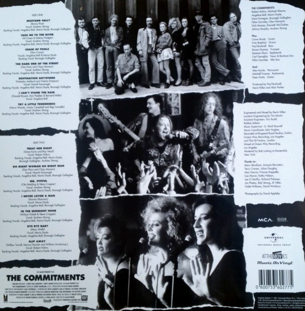 The Commitments OST LP Album vinyl record 2016 remastered Reissue 180gram black