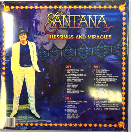 Santana  Blessings And Miracles 2 x LP Album vinyl record 2022 on BMG