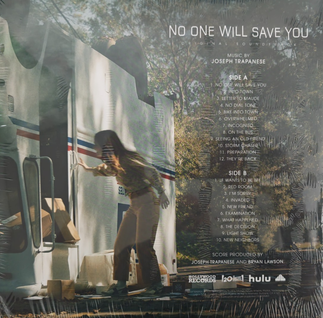 Joseph Trapanese No One Will LP Album vinyl record 2024 Limited Blue and White