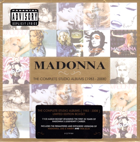 Madonna The Complete Studio Albums 1983 - 2008 CD Boxset 11 Disc Set remastered