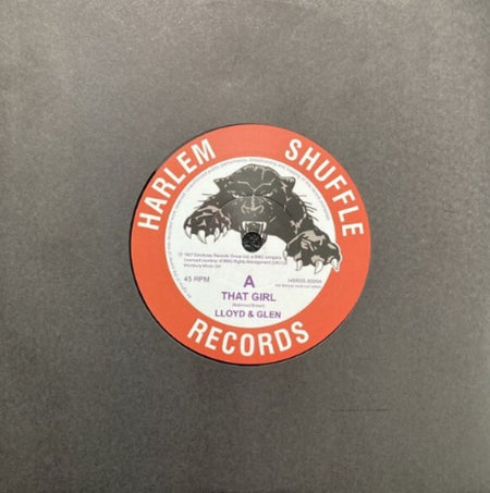 Lloyd & Glen – That Girl / You Got Me Going  7" vinyl record MINT 2021 reggae 