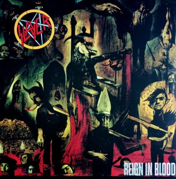 SlayerReign In Blood LP Album vinyl record remastered 2024 reissue on Amercian