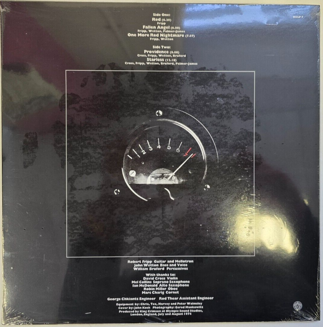 King Crimson Red LP Album vinyl record 200g reissue on Discipline Global Mobile