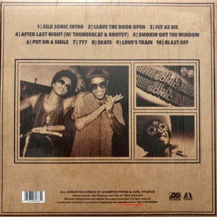 Silk Sonic An Evening With Silk Sonic LP Album vinyl record reissue on Atlantic