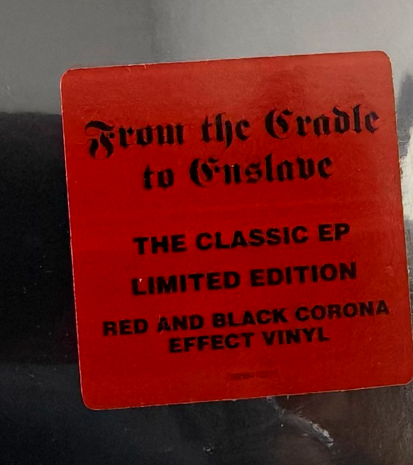 Cradle Of Filth From The Cradle To Enslave EP Album Vinyl record limited Red