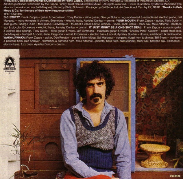 Frank Zappa – Waka/Jawaka CD album remastered reissue on Zappa Records