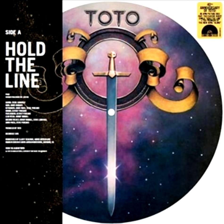Toto  Hold The Line / Alone 10" Vinyl Record RSD 2017 Limited Picture Disc
