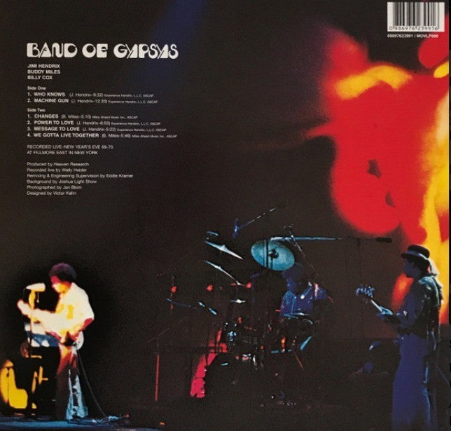 Hendrix Band Of Gypsys LP Album Vinyl Record 2018 LP Album vinyl record Gatefold