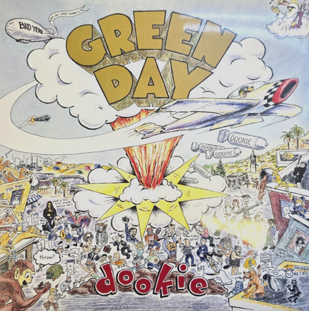 Green Day – Dookie Green Day LP Album vinyl record reissue on Reprise 2022