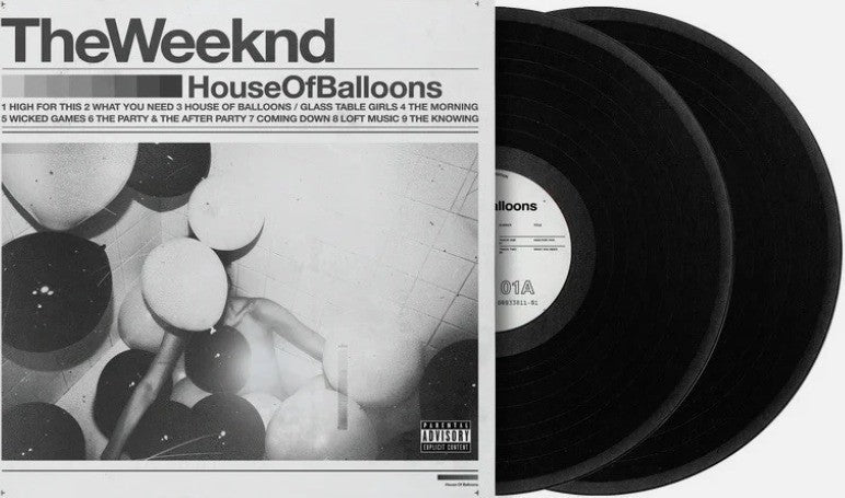 The Weeknd House Of Balloons LP Album vinyl record 2023 Mixtape reissue on XO