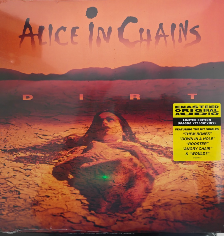 Alice In Chains – Dirt LP Album vinyl record Limited 2 x Yellow remastered 2022