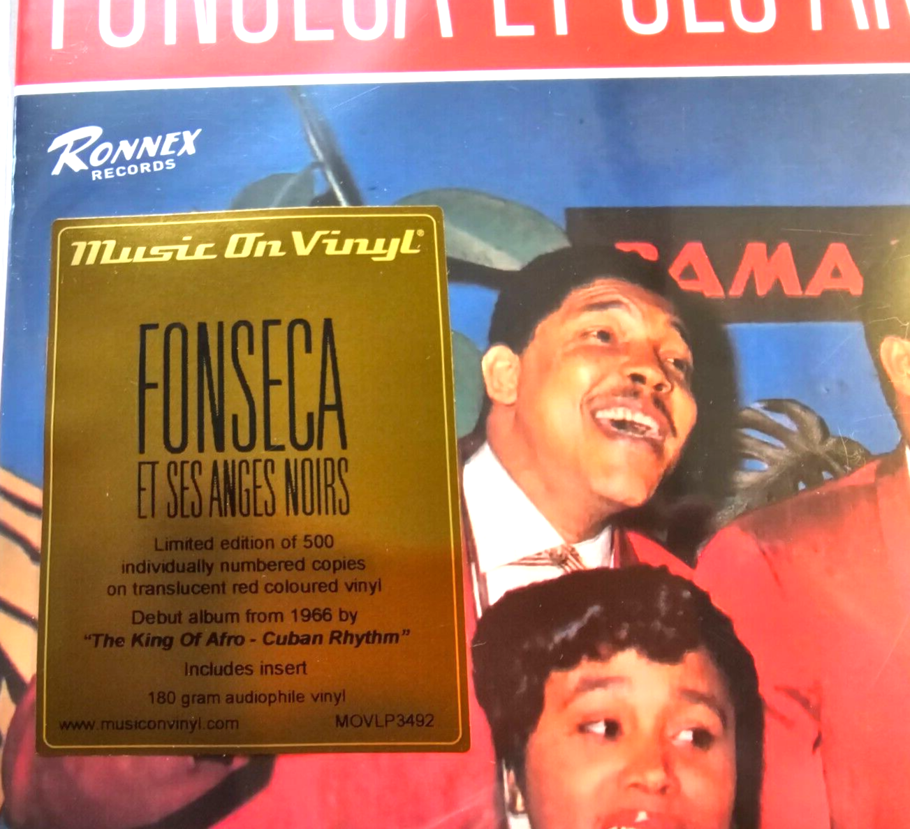 Fonseca Et Ses Anges Noir limited red numbered LP Album vinyl record new 2023