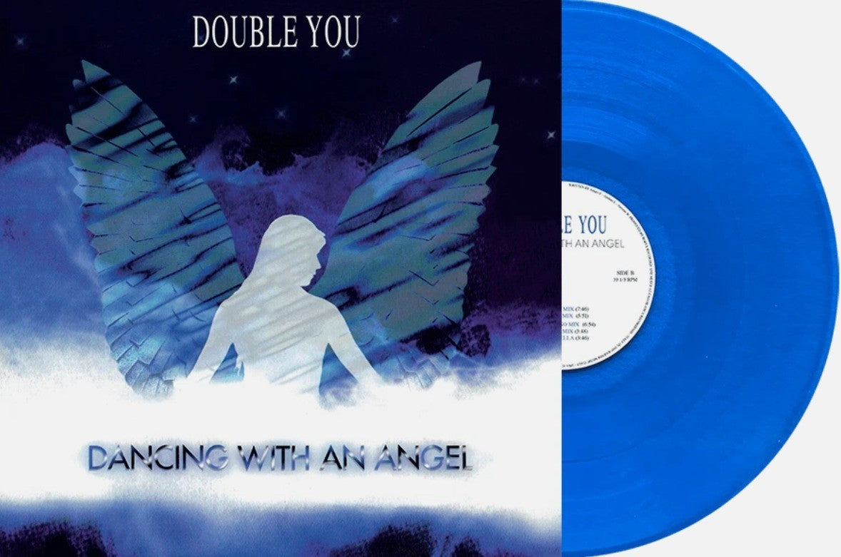 Double You Dancing With An Angel 2" vinyl record 2025 limited Blue reissue