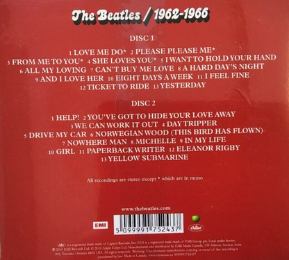 The Beatles – 1962-1966 enhanced remastered CD with T Shirt (L) Limited Boxset