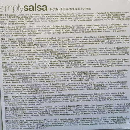 Various – Simply Salsa 2012 BOXSET 10 x CD'S Compilation various artists NEW