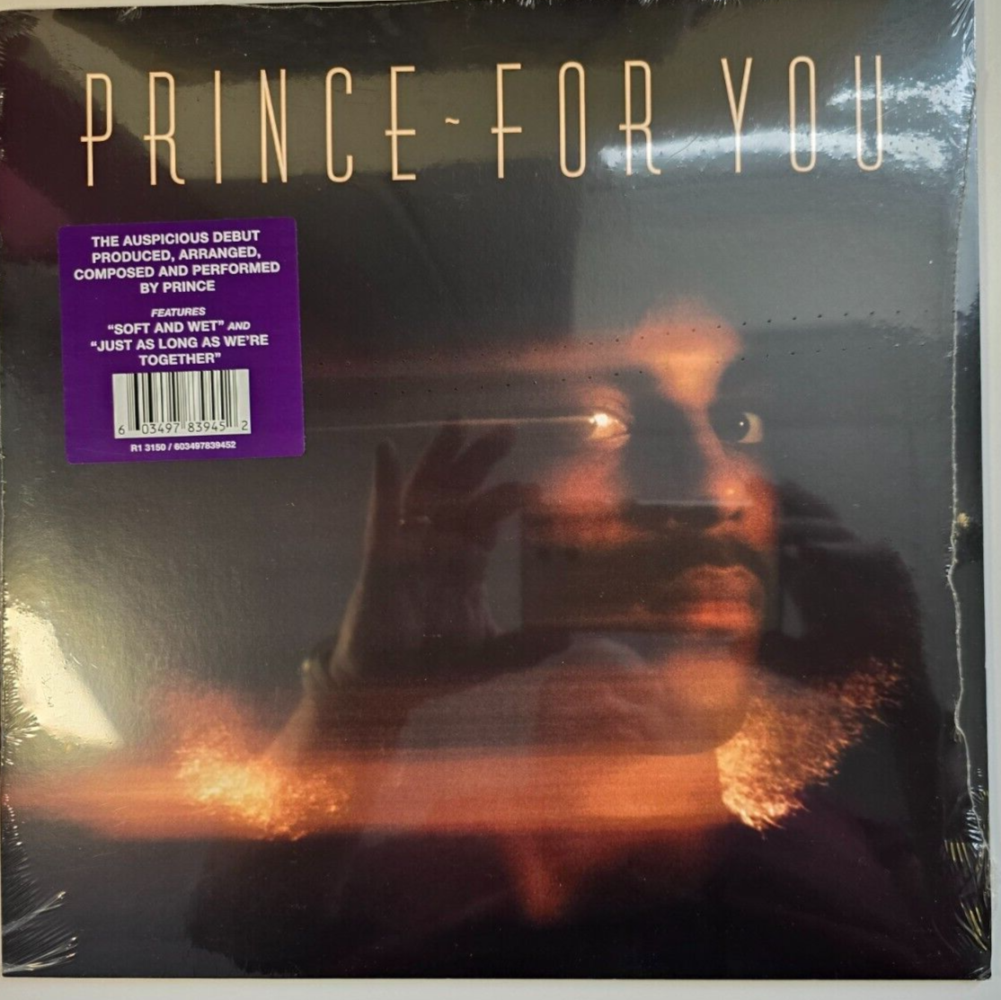 Prince For You LP Album vinyl record on Warner Records 2023 reissue funk soul