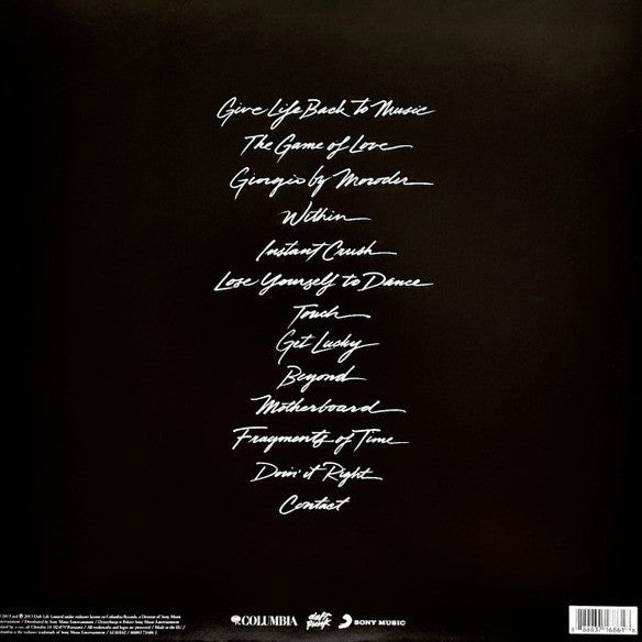 Daft Punk Random Access Memories LP Album vinyl record 2022 reissue on ADA
