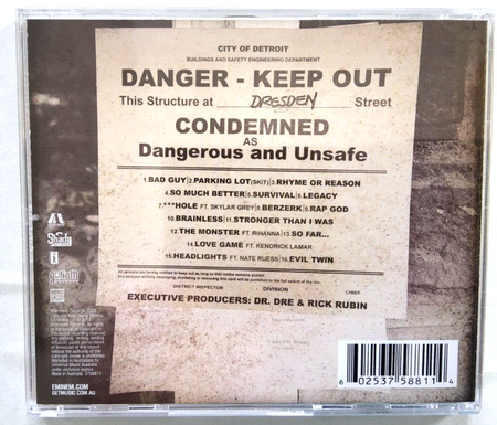 Eminem – The Marshall Mathers LP2 2013 hip hop rap CD Album new sealed