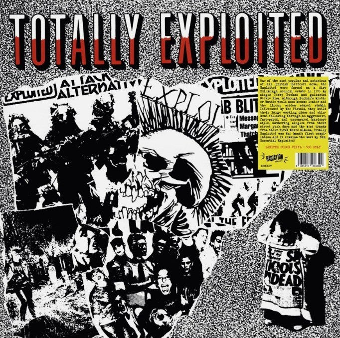 The Exploited – Totally Exploited LP Album vinyl record Radiation Reissues red