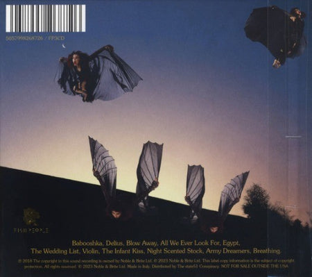Kate Bush Never For Ever CD album 2023 remastered in digipak echopak US Edition