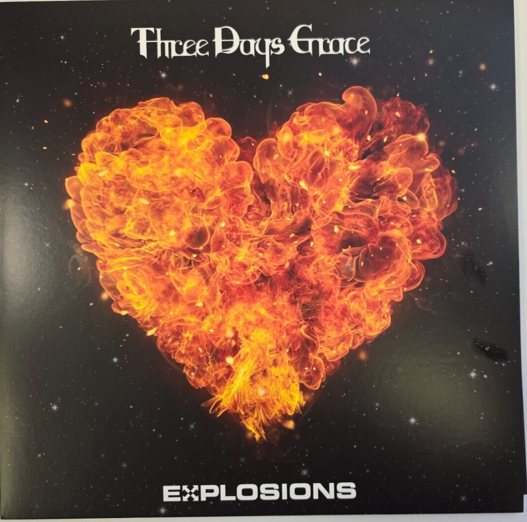 Three Days Grace Explosions CD Album in digipak on RCA hard rock 2022 US import