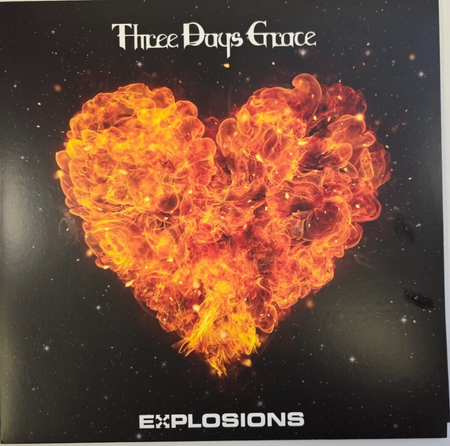 Three Days Grace Explosions CD Album in digipak on RCA hard rock 2022 US import