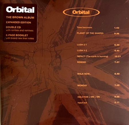 Orbital Orbital CD Album 2025 Expanded reissue compilation in digipak techno
