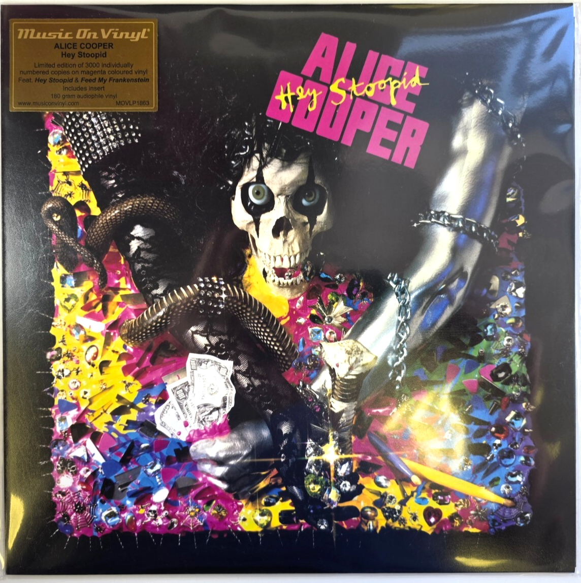 Alice Cooper Hey Stoopid LP Album vinyl record limited pink numbered 180g 2025