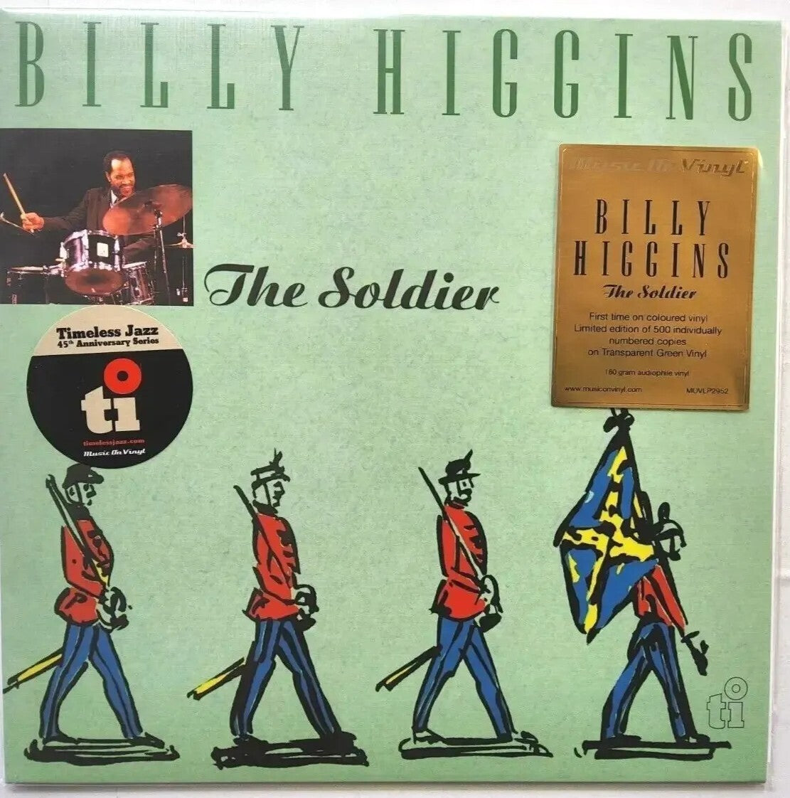 Billy Higgins – The Soldier Limited edition numbered LP Album vinyl record new
