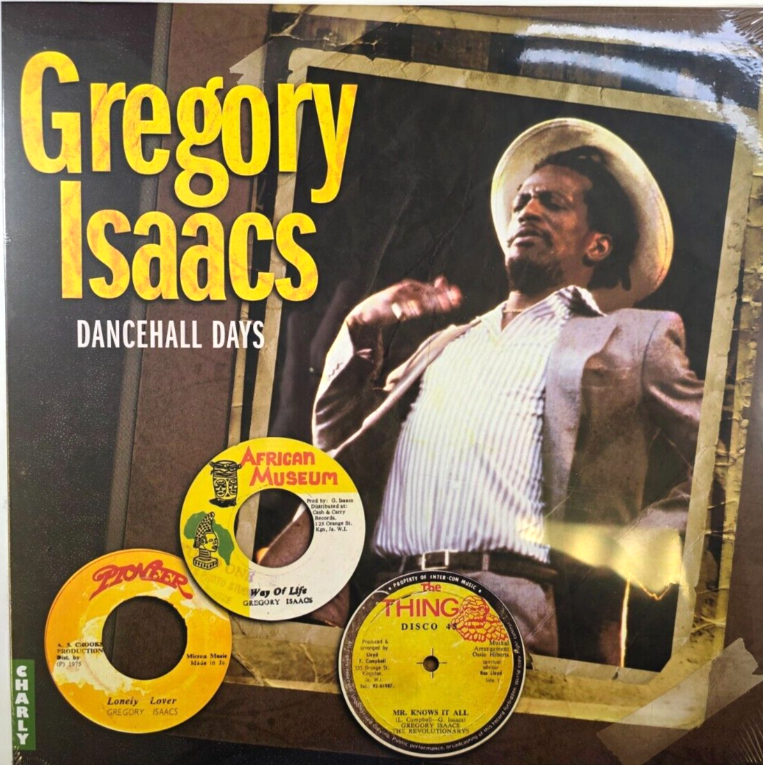 Gregory Isaacs Dancehall Days LP Album vinyl record 2024 compilation on Charly
