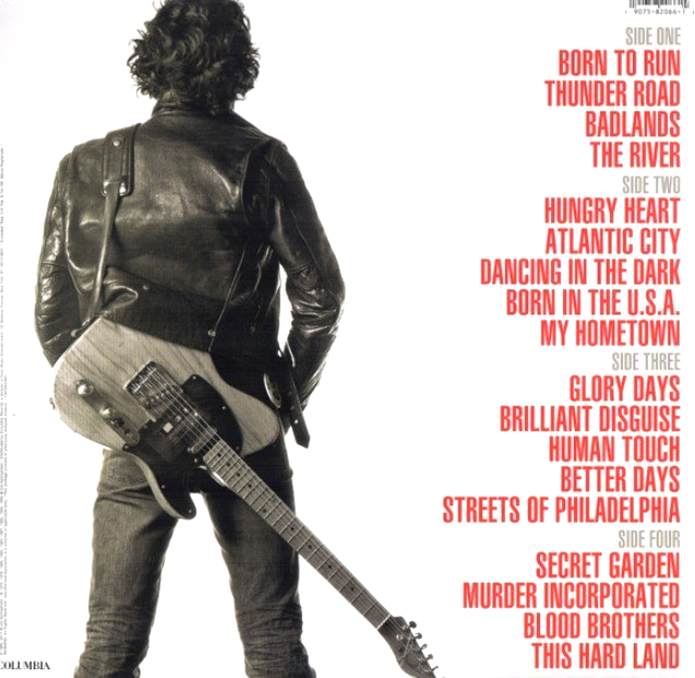 Bruce Springsteen Greatest Hits LP Album vinyl record 2018 Remastered reissue