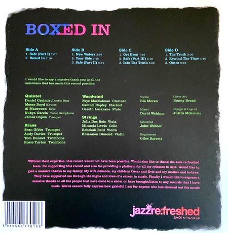 Daniel Casimir Boxed In LP Album Vinyl Record 2022 Limited Ed on Jazz Re:freshed