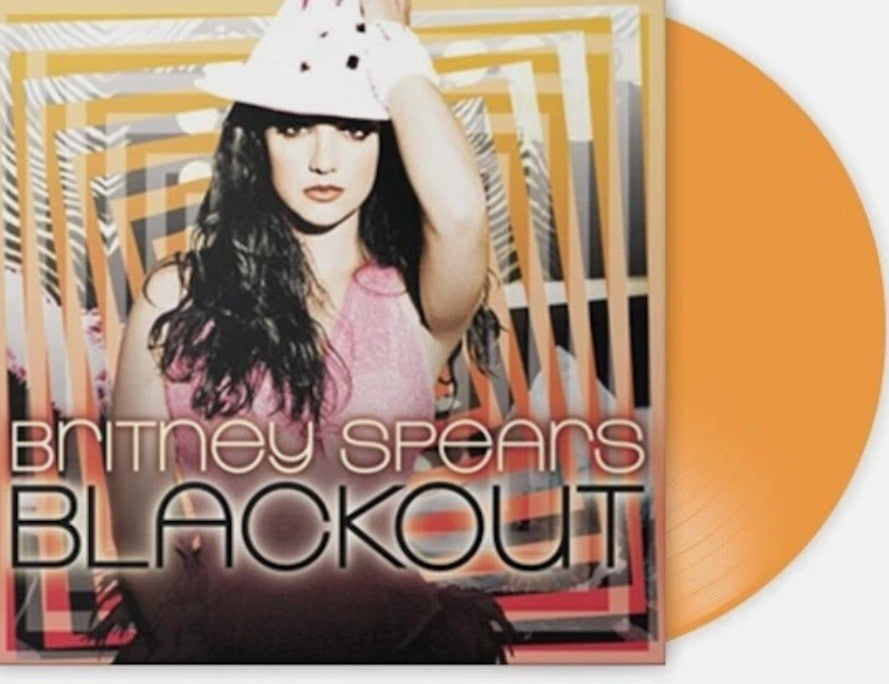 Britney Spears Blackout LP Album vinyl record Limited Orange 2023 on Jive