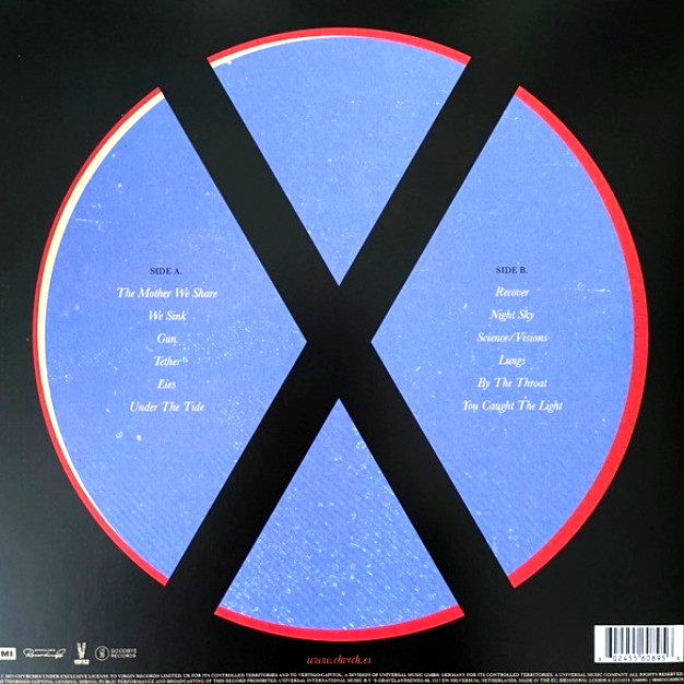 Chvrches The Bones Of What You Believe LP Album vinyl record 2023 clear limited