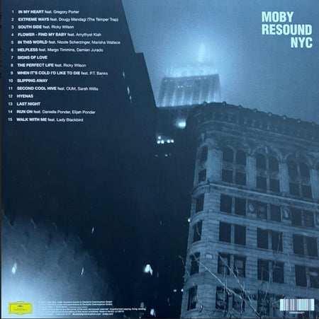 Moby Resound NYC LP Album Vinyl Record 2023 on Deutsche Grammophon 2 LP Black