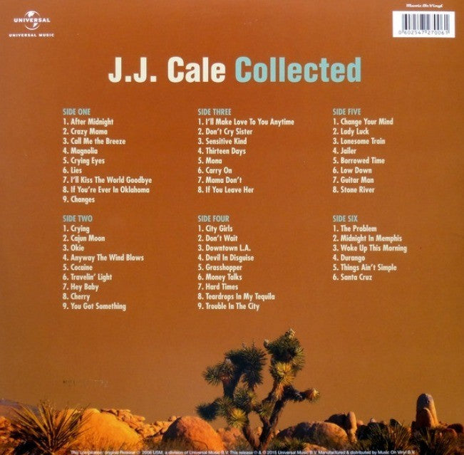 J.J. Cale Collected LP Album vinyl record 2 x 180g remastered compilation 2015