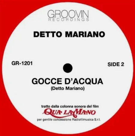 Detto Mariano Featuring Angella Dean Mad  12" vinyl record limited Red 2025