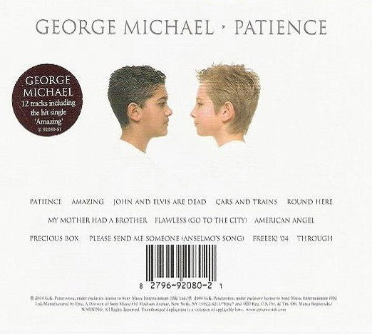 George Michael – Patience CD album 2004 US import on Aegean