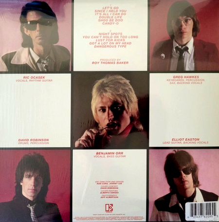 The Cars Candy-O LP Album vinyl record 2024 Transparent Orange Elektra reissue