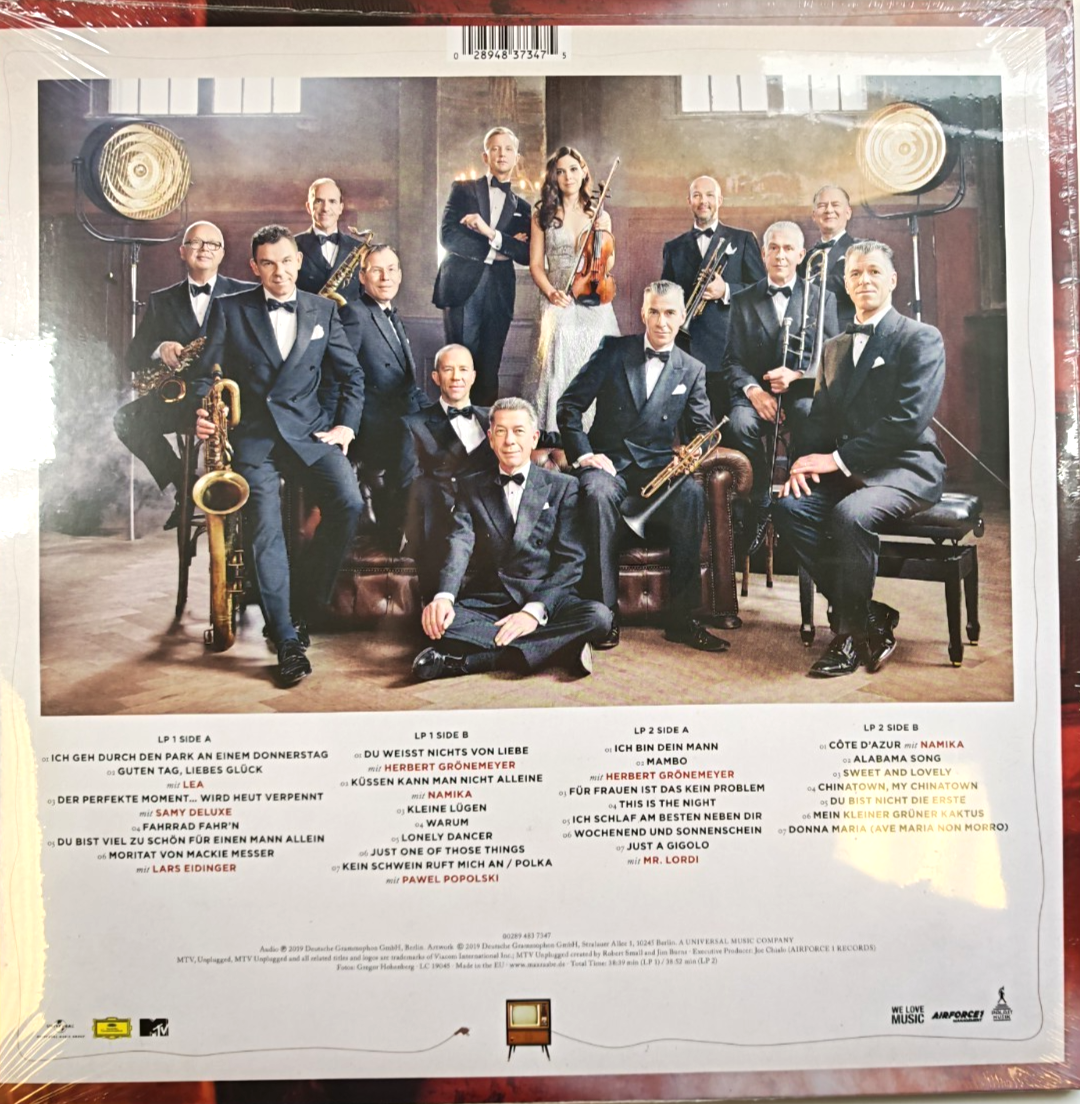 Max Raabe & Palast Orchester MTV Unplugged LP Album vinyl record 2019