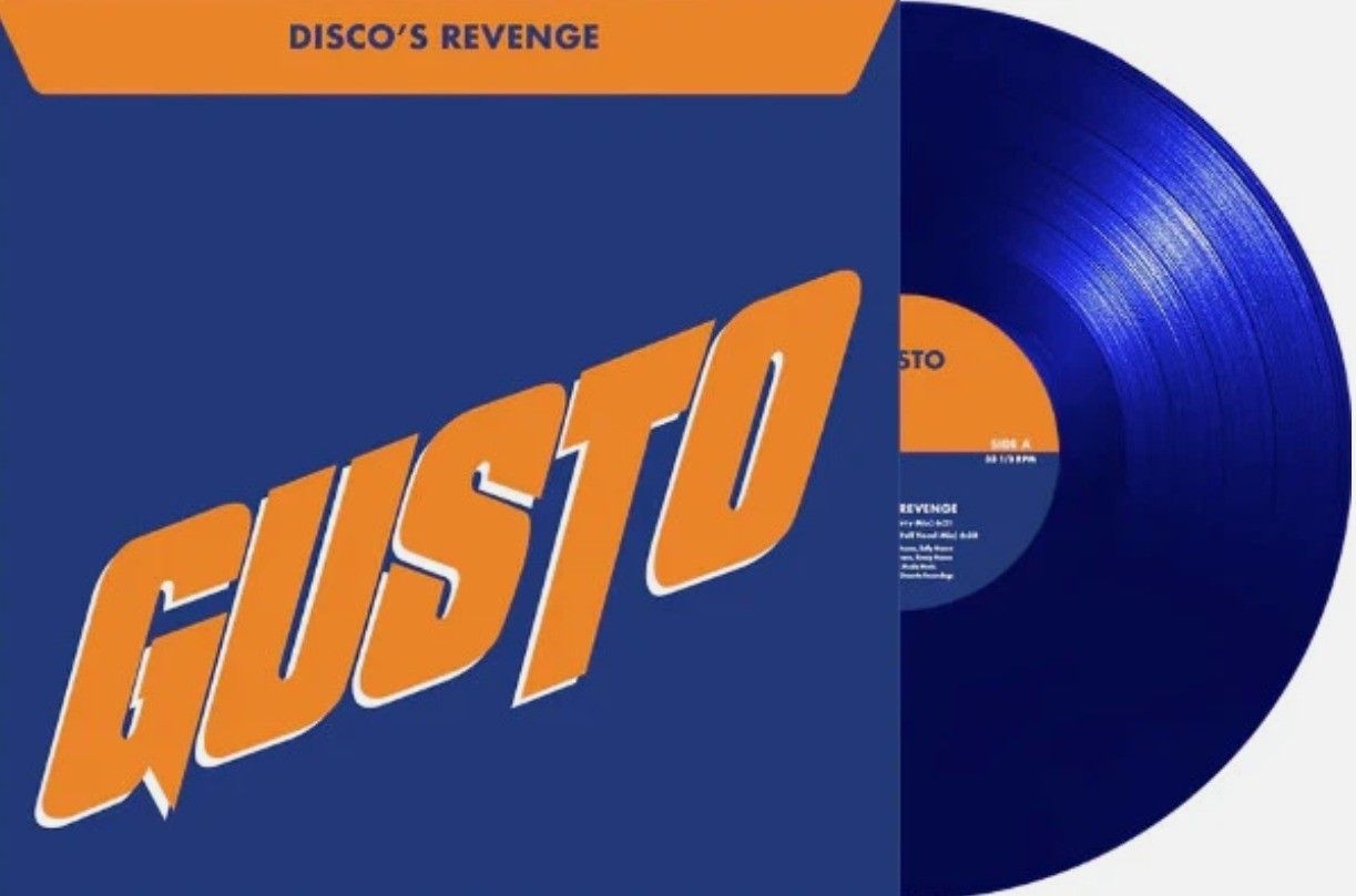 Gusto Disco's Revenge 12" vinyl record limited blue 2024 reissue remastered