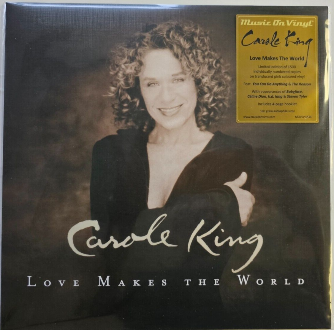 Carole King Love Makes The World Limited pink numbered LP Album vinyl record