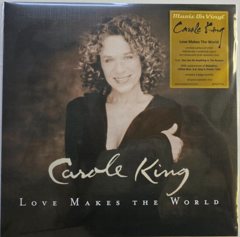 Carole King Love Makes The World Limited pink numbered LP Album vinyl record