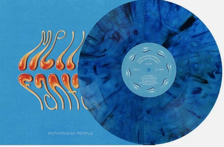 Potatohead People Mellow Fantasy LP Album Vinyl Record Blue & Black Splatter