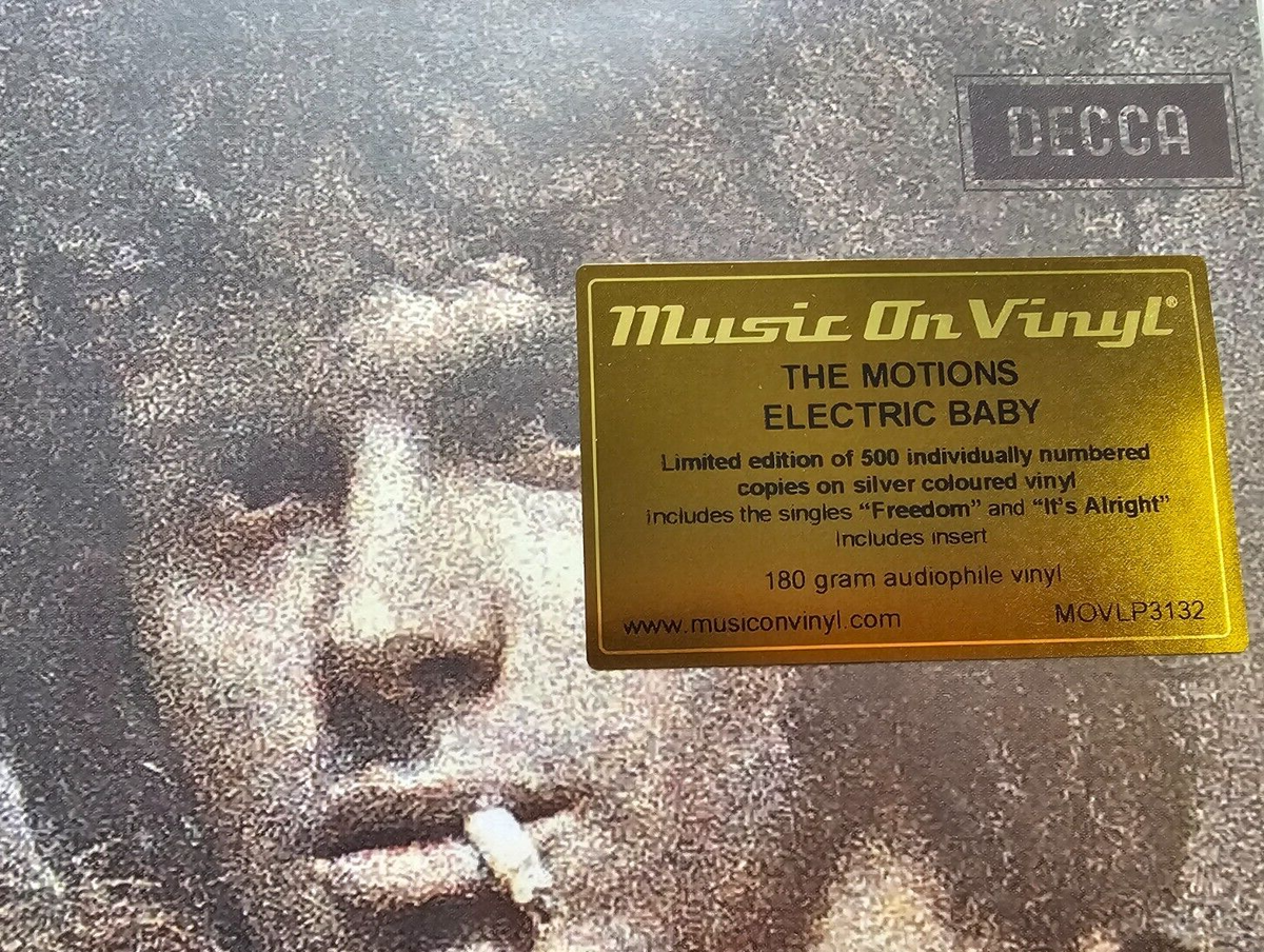 The Motions Electric Baby Limited silver numbered LP Album vinyl record NEW